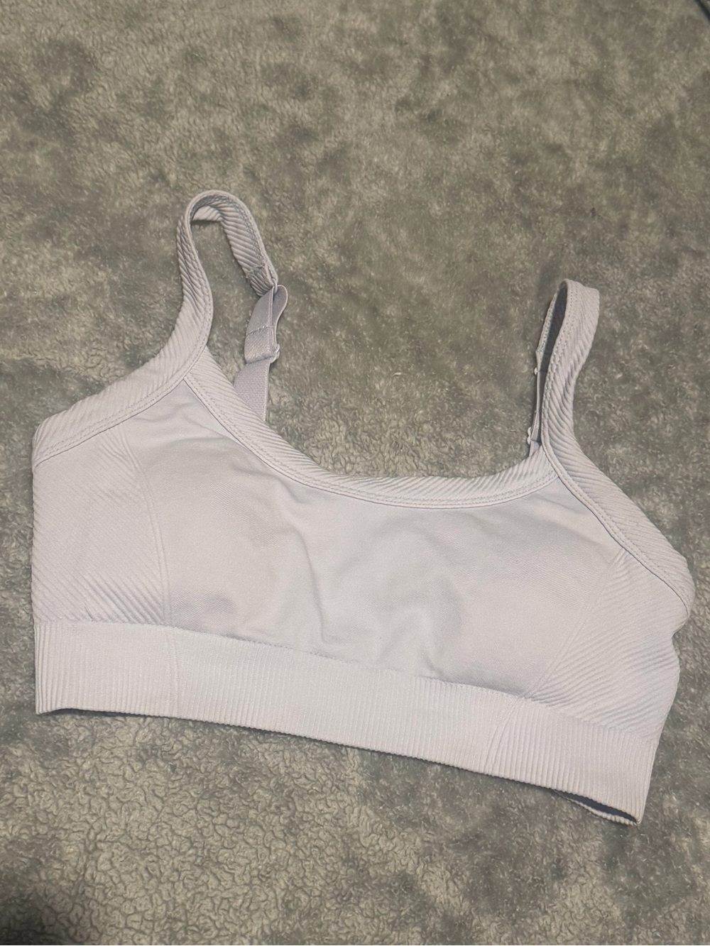 Seamless Light purple Everyday Bralette - Adjustable Straps small